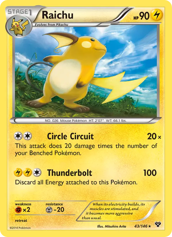 Raichu — XY